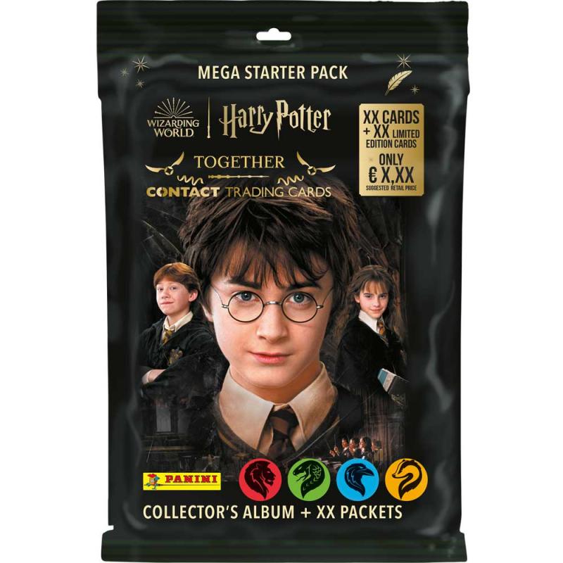 1 Starter Pack, Harry Potter Together Contact Trading Cards (Svart påse)
