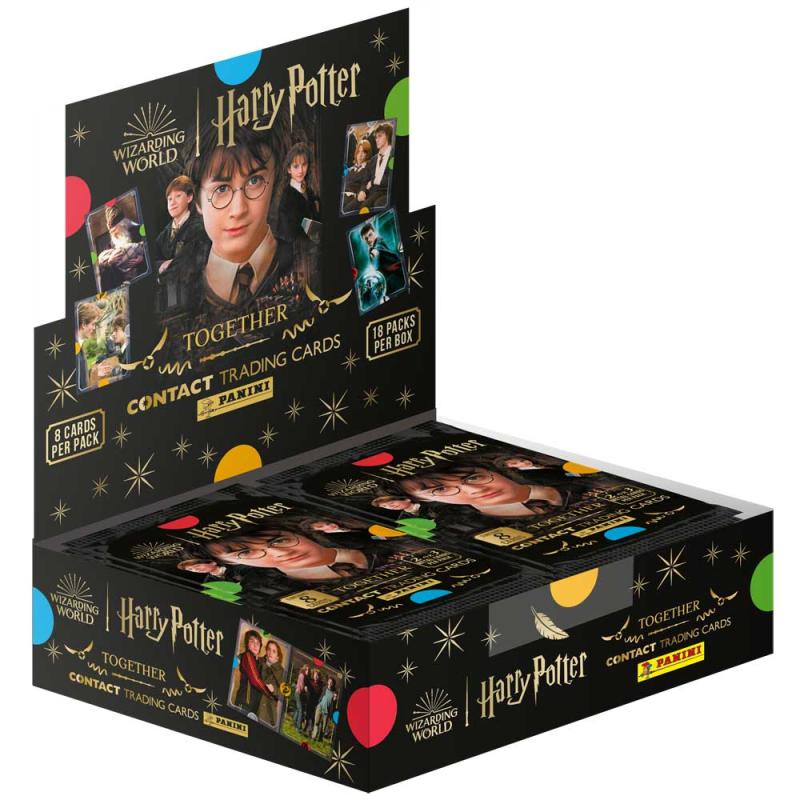 1 Box (18 Packs), Harry Potter Together Contact Trading Cards (Black pack)