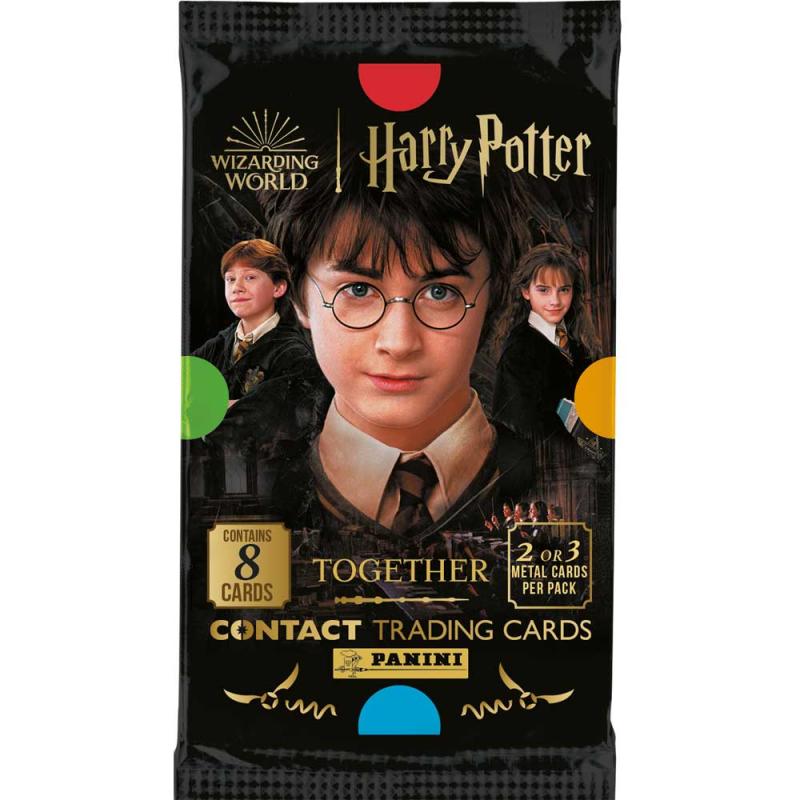 1 Paket (8 kort), Harry Potter Together Contact Trading Cards (Svart paket)