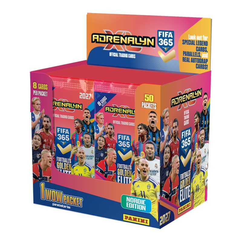 1 Box (50 Packs) Panini Adrenalyn XL FIFA 365 Nordic Edition 2027