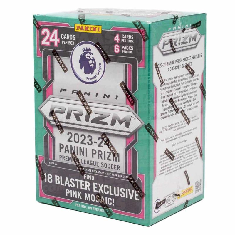 Sealed Blaster Box 2023-24 Panini Prizm Premier League Soccer EPL (6 Packs per Box)