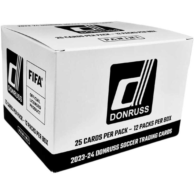 Hel Value Pack Box 2023-24 Panini Donruss Soccer Retail (12 Paket) [Box ej plastad]