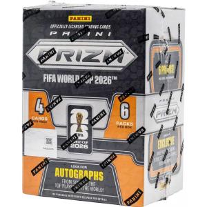 Sealed BLASTER Box Panini Prizm FIFA World Cup 2026 Soccer Retail (6 Packs) [Orange, Black and Grey]