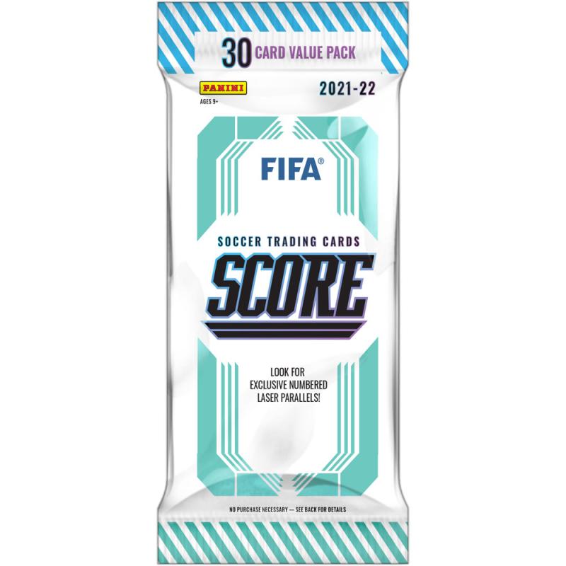1st Fat Pack 2021-22 Panini Score FIFA Soccer Fat Pack