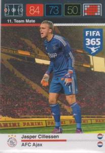 Team Mate, 2015-16 Adrenalyn FIFA 365 #011 Jasper Cillessen