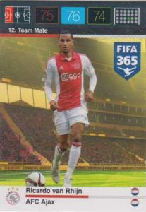 Team Mate, 2015-16 Adrenalyn FIFA 365 #012 Ricardo van Rhijn