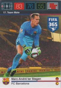 Team Mate, 2015-16 Adrenalyn FIFA 365 #017 Marc-Andre ter Stegen