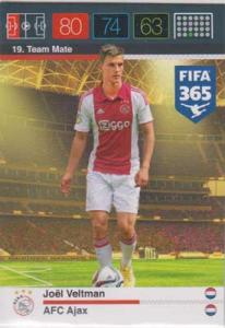 Team Mate, 2015-16 Adrenalyn FIFA 365 #019 Joel Veltman