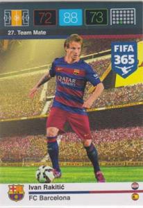 Team Mate, 2015-16 Adrenalyn FIFA 365 #027 Ivan Rakitic