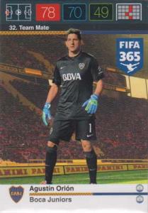 Team Mate, 2015-16 Adrenalyn FIFA 365 #032 Agustin Orion
