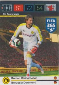 Team Mate, 2015-16 Adrenalyn FIFA 365 #035 Roman Weidenfeller