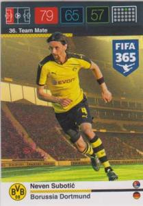 Team Mate, 2015-16 Adrenalyn FIFA 365 #036 Neven Subotic