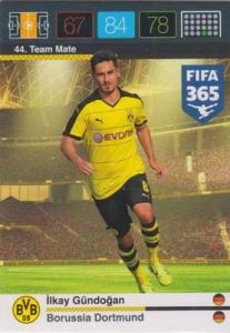 Team Mate, 2015-16 Adrenalyn FIFA 365 #044 Ilkay Gundogan