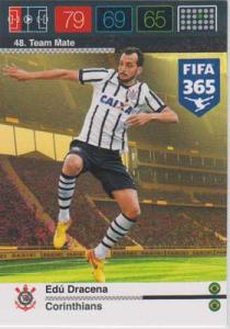 Team Mate, 2015-16 Adrenalyn FIFA 365 #048 Edu Dracena