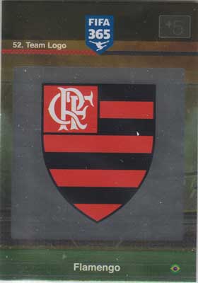 Team Logo, 2015-16 Adrenalyn FIFA 365 #052 Flamengo