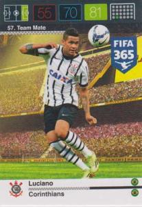 Team Mate, 2015-16 Adrenalyn FIFA 365 #057 Luciano