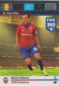 Team Mate, 2015-16 Adrenalyn FIFA 365 #058 Bibars Natcho
