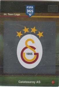 Team Logo, 2015-16 Adrenalyn FIFA 365 #064 Galatasaray AS