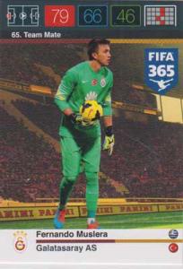 Team Mate, 2015-16 Adrenalyn FIFA 365 #065 Fernando Muslera