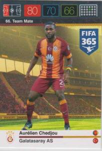 Team Mate, 2015-16 Adrenalyn FIFA 365 #066 Aurelien Chedjou