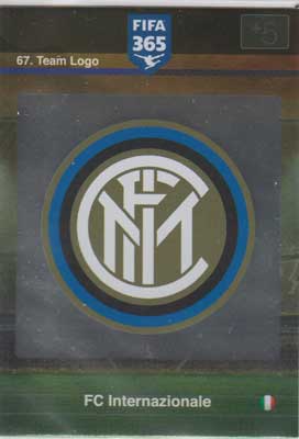 Team Logo, 2015-16 Adrenalyn FIFA 365 #067 FC Internazionale