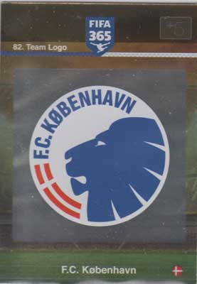 Team Logo, 2015-16 Adrenalyn FIFA 365 #082 F.C. Kobenhavn