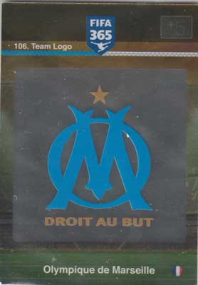 Team Logo, 2015-16 Adrenalyn FIFA 365 #106 Olympique de Marseille
