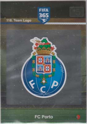 Team Logo, 2015-16 Adrenalyn FIFA 365 #118 FC Porto