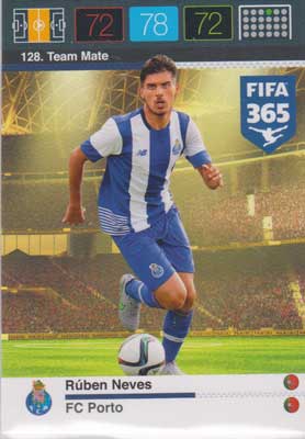 Team Mate, 2015-16 Adrenalyn FIFA 365 #128 Ruben Neves