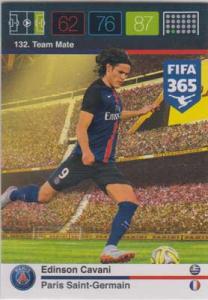 Team Mate, 2015-16 Adrenalyn FIFA 365 #132 Edinson Cavani