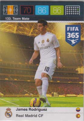 Team Mate, 2015-16 Adrenalyn FIFA 365 #133 James Rodriguez