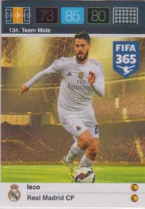 Team Mate, 2015-16 Adrenalyn FIFA 365 #134 Isco