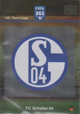 Team Logo, 2015-16 Adrenalyn FIFA 365 #139 FC Schalke 04
