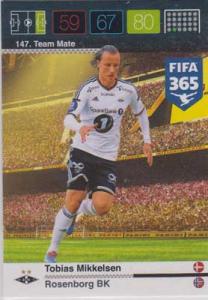 Team Mate, 2015-16 Adrenalyn FIFA 365 #147 Tobias Mikkelsen