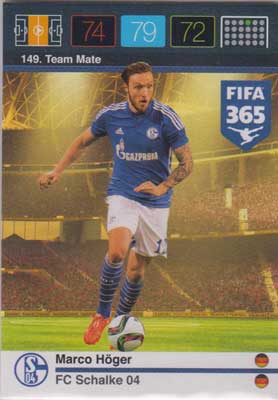Team Mate, 2015-16 Adrenalyn FIFA 365 #149 Marco Hoger