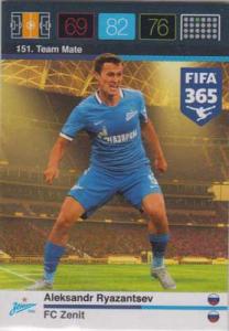 Team Mate, 2015-16 Adrenalyn FIFA 365 #151 Aleksandr Ryazantsev