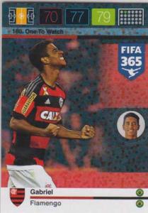 One To Watch, 2015-16 Adrenalyn FIFA 365 #180 Gabriel