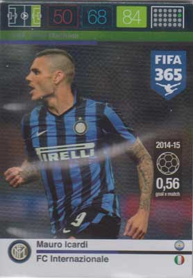 Goal Machine, 2015-16 Adrenalyn FIFA 365 #184 Mauro Icardi