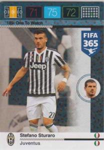 One To Watch, 2015-16 Adrenalyn FIFA 365 #189 Stefano Sturaro