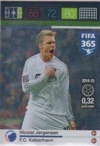 Goal Machine, 2015-16 Adrenalyn FIFA 365 #190 Nicolai Jorgensen
