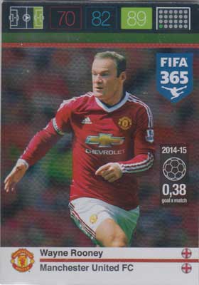 Goal Machine, 2015-16 Adrenalyn FIFA 365 #196 Wayne Rooney