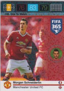 One To Watch, 2015-16 Adrenalyn FIFA 365 #198 Morgan Schneiderlin