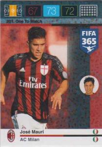 One To Watch, 2015-16 Adrenalyn FIFA 365 #201 Jose Mauri