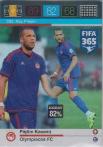 Key Player, 2015-16 Adrenalyn FIFA 365 #203 Pajtim Kasami