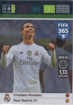 Goal Machine, 2015-16 Adrenalyn FIFA 365 #214 Cristiano Ronaldo