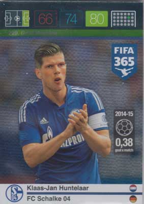 Goal Machine, 2015-16 Adrenalyn FIFA 365 #220 Klaas-Jan Huntelaar
