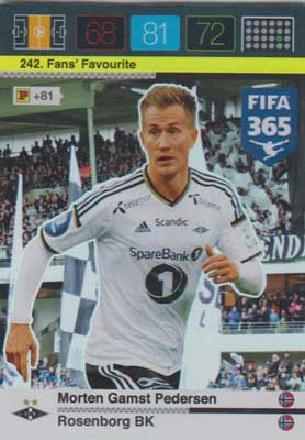 Fans Favourite, 2015-16 Adrenalyn FIFA 365 #242 Morten Gamst Pedersen