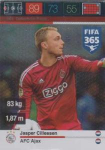 Defensive Rock, 2015-16 Adrenalyn FIFA 365 #244 Jasper Cillessen
