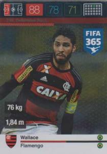Defensive Rock, 2015-16 Adrenalyn FIFA 365 #249 Wallace
