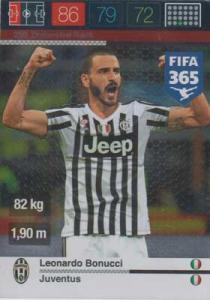 Defensive Rock, 2015-16 Adrenalyn FIFA 365 #250 Leonardo Bonucci